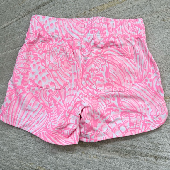 Lilly Pulitzer Pelican Pink Sea Cups Kylar Knit Terry Short Size XS - Picture 8 of 11